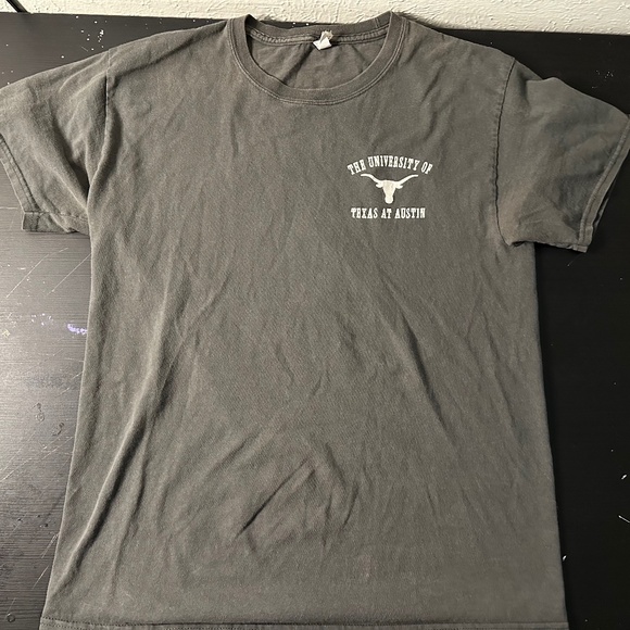 University of Texas at Austin Grey Shirt Hanes Size Medium - Picture 1 of 2